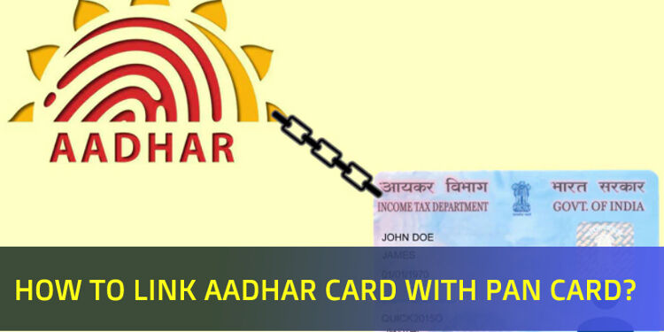 Link aadhar with pan