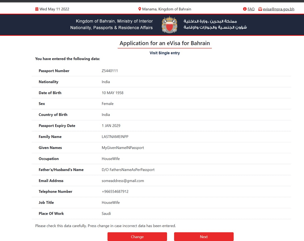 How To Apply For Bahrain Visit Visa From Saudi Arabia Visa Fees And   Image 3 