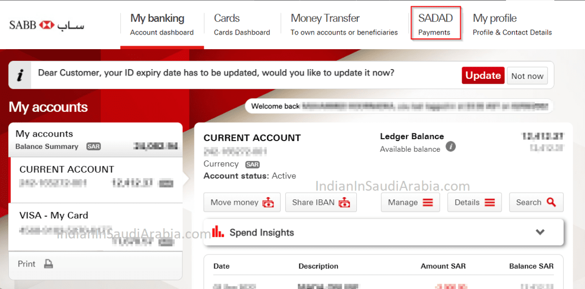 1 SAbb Bank payment exit re entry
