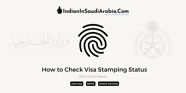 How To Check Saudi Family Visit Visa Stamping Status 5 Steps 2024
